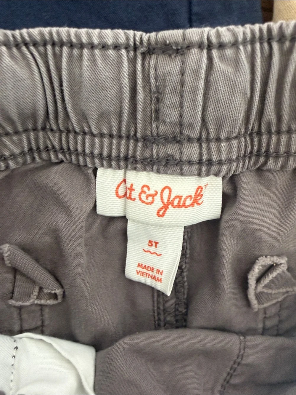 Cat & Jack Pull-On Shorts in Navy, Khaki, Gray, and Light Gray